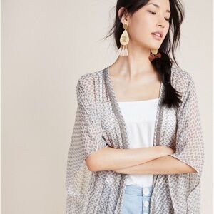 Anthropologie - Anderson &  Lauth Joya Shimmer Kimono - OS